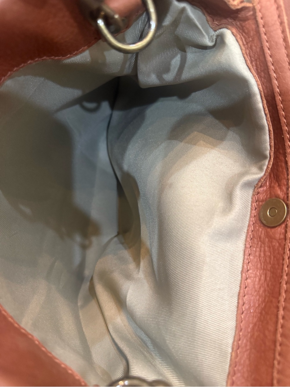 American Leather Co. Women's Brown Leather Shoulder Bag - Picture 4 of 9